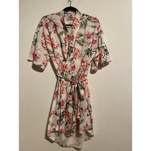 SHOW Me Your MuMu Kimono Robe Cover Up One Size Small Med Garden Floral Belt